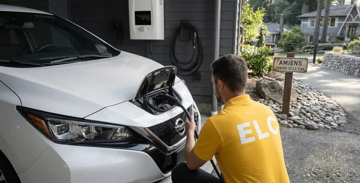 Borne de recharge IRVE à Melun