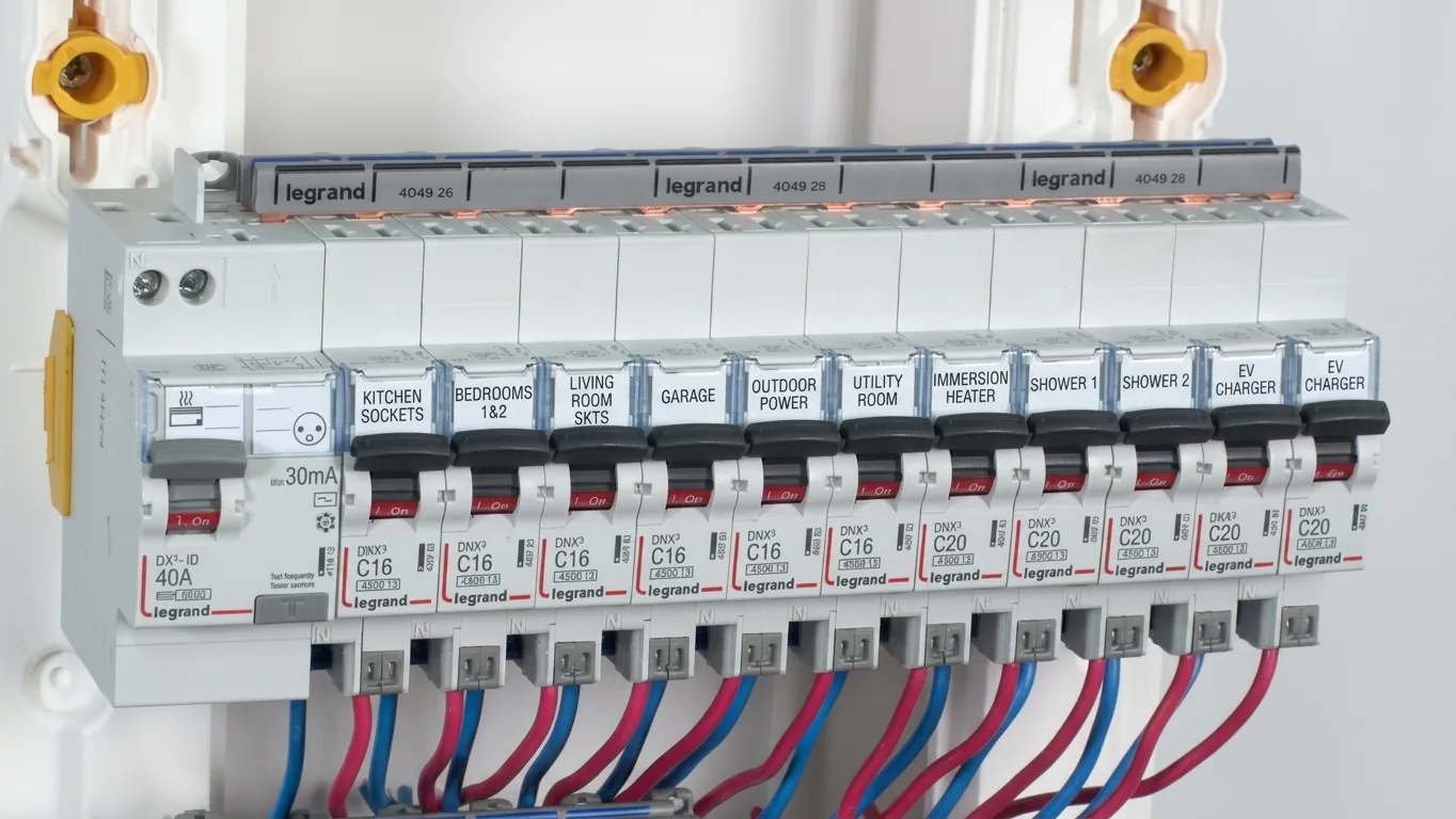 Installation de tableau électrique à Melun — après (chantier 4)